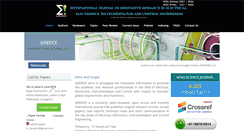 Desktop Screenshot of ijireeice.com
